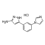 3-Amino-5-[3-(1-imidazolyl)phenyl]pyrazole Hydrochloride