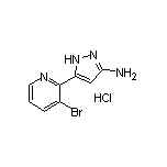 3-Amino-5-(3-bromo-2-pyridyl)pyrazole Hydrochloride