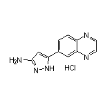 3-Amino-5-(6-quinoxalinyl)pyrazole Hydrochloride