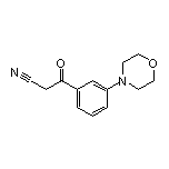 3-(3-Morpholinophenyl)-3-oxopropanenitrile