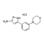 3-Amino-5-(3-morpholinophenyl)pyrazole Hydrochloride