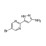 3-Amino-5-(5-bromo-2-pyrimidinyl)pyrazole