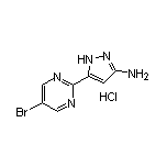 3-Amino-5-(5-bromo-2-pyrimidinyl)pyrazole Hydrochloride