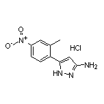 3-Amino-5-(2-methyl-4-nitrophenyl)pyrazole Hydrochloride