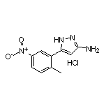 3-Amino-5-(2-methyl-5-nitrophenyl)pyrazole Hydrochloride