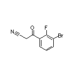 3-(3-Bromo-2-fluorophenyl)-3-oxopropanenitrile