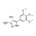 3-Amino-5-(3,4,5-trimethoxyphenyl)pyrazole Hydrochloride