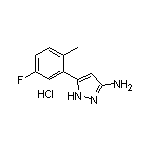 3-Amino-5-(5-fluoro-2-methylphenyl)pyrazole Hydrochloride