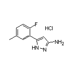 3-Amino-5-(2-fluoro-5-methylphenyl)pyrazole Hydrochloride