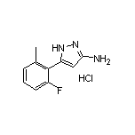 3-Amino-5-(2-fluoro-6-methylphenyl)pyrazole Hydrochloride