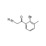 3-(2-Bromo-3-methylphenyl)-3-oxopropanenitrile