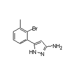 3-Amino-5-(2-bromo-3-methylphenyl)pyrazole