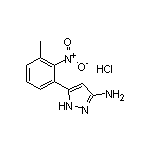 3-Amino-5-(3-methyl-2-nitrophenyl)pyrazole Hydrochloride