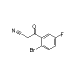 3-(2-Bromo-5-fluorophenyl)-3-oxopropanenitrile