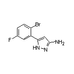 3-Amino-5-(2-bromo-5-fluorophenyl)pyrazole