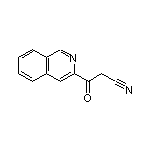 3-(3-Isoquinolyl)-3-oxopropanenitrile