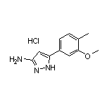 3-Amino-5-(3-methoxy-4-methylphenyl)pyrazole Hydrochloride