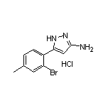 3-Amino-5-(2-bromo-4-methylphenyl)pyrazole Hydrochloride