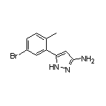 3-Amino-5-(5-bromo-2-methylphenyl)pyrazole