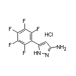 3-Amino-5-(perfluorophenyl)pyrazole Hydrochloride