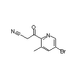 3-(5-Bromo-3-methyl-2-pyridyl)-3-oxopropanenitrile