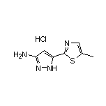 3-Amino-5-(5-methyl-2-thiazolyl)pyrazole Hydrochloride