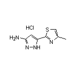 3-Amino-5-(4-methyl-2-thiazolyl)pyrazole Hydrochloride