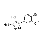 3-Amino-5-(4-bromo-3-methoxyphenyl)pyrazole Hydrochloride