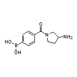 4-(3-Aminopyrrolidine-1-carbonyl)phenylboronic Acid