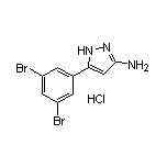 3-Amino-5-(3,5-dibromophenyl)pyrazole Hydrochloride