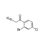 3-(2-Bromo-4-chlorophenyl)-3-oxopropanenitrile