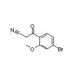 3-(4-Bromo-2-methoxyphenyl)-3-oxopropanenitrile