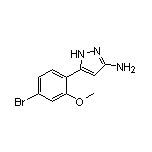 3-Amino-5-(4-bromo-2-methoxyphenyl)pyrazole