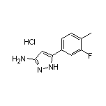 3-Amino-5-(3-fluoro-4-methylphenyl)pyrazole Hydrochloride