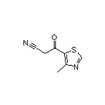 3-(4-Methyl-5-thiazolyl)-3-oxopropanenitrile