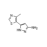 3-Amino-5-(4-methyl-5-thiazolyl)pyrazole