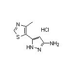 3-Amino-5-(4-methyl-5-thiazolyl)pyrazole Hydrochloride