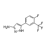 3-Amino-5-[4-fluoro-3-(trifluoromethyl)phenyl]pyrazole