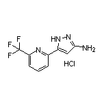 3-Amino-5-[6-(trifluoromethyl)-2-pyridyl]pyrazole Hydrochloride