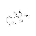 3-Amino-5-(3-methyl-2-pyrazinyl)pyrazole Hydrochloride