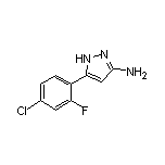 3-Amino-5-(4-chloro-2-fluorophenyl)pyrazole