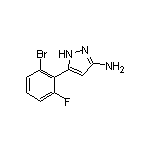 3-Amino-5-(2-bromo-6-fluorophenyl)pyrazole