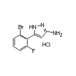 3-Amino-5-(2-bromo-6-fluorophenyl)pyrazole Hydrochloride