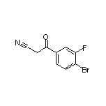 3-(4-Bromo-3-fluorophenyl)-3-oxopropanenitrile