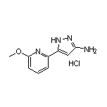 3-Amino-5-(6-methoxy-2-pyridyl)pyrazole Hydrochloride