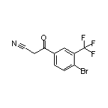 3-[4-Bromo-3-(trifluoromethyl)phenyl]-3-oxopropanenitrile