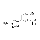 3-Amino-5-[4-bromo-3-(trifluoromethyl)phenyl]pyrazole