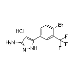 3-Amino-5-[4-bromo-3-(trifluoromethyl)phenyl]pyrazole Hydrochloride