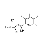 3-Amino-5-(2,3,4,5-tetrafluorophenyl)pyrazole Hydrochloride