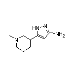 3-Amino-5-(1-methyl-3-piperidyl)pyrazole